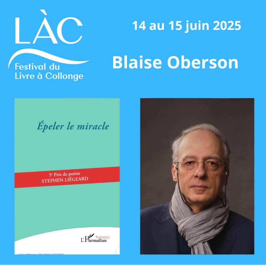 Participation de Blaise Oberson au festival du lac de Genève le 14 juin 2025 