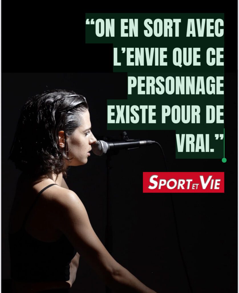 Alt =" Performance de Leonor Oberson dans Furie, critique du Journal Sport et Vie"